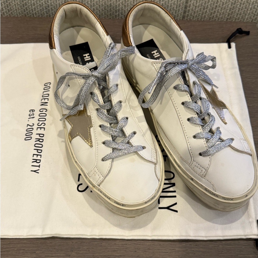 Golden Goose Hi Star sneakers.